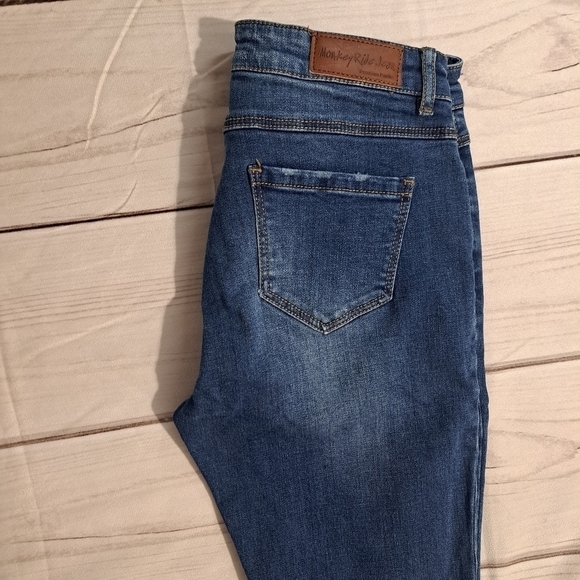 3 FOR 12 SALE Monkey Ride Distressed Jean Size 7 - Picture 11 of 11